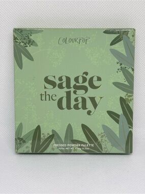 ColourPop Sage the Day Pressed Powder Palette - Sage Green